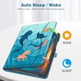 thumbnail image 3 of Fintie Case for Samsung Galaxy Tab A11+ Plus 2025/ A9+ Plus 11 Inch 2023, Multi-Angle Viewing Smart Stand Back Cover with Pocket Auto Wake/Sleep, Blue Ocean, 3 of 11