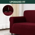 thumbnail image 4 of CHUN YI 1-Piece Checks Stretch Sofa Cover Slipcover Couch Cover, 4 of 6
