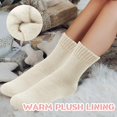 thumbnail image 3 of Solid Color Warmth 5 Pairs Ladies Thermal Socks, Size 4-8, 3 of 5