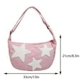 thumbnail image 2 of Women Canvas Messenger Bag Adjustable Strap Soft Student Book Bag (Pink) Shoulder Bags for Women, 2 of 10