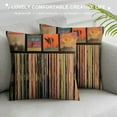 thumbnail image 3 of JEUXUS  Classic Alternative Rock Records Pillow Case Decorative Square Throw Pillow Covers Cushion Case Pillowcase for Sofa Couch Bed Chair Car, 3 of 5