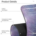 thumbnail image 4 of Yayeee Faucet Mat for Kitchen Sink 14.7" Diatomite Long Splash Guard Pad, Purple Forest, 4 of 7
