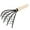Black, variant on Voiceine Hand Cultivator Claw Rake 5- Tine Cultivator Wood Handle Rake Garden Tools Works as Garden Hoe and Tiller