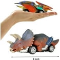 thumbnail image 4 of LNKOO  Dinosaur Toys for 2-10 Year Old Boys-Toy Cars Kids Boys Toys Age 2 3 4 5 6 +boy Toys Mini Animals Figures for Boys Toddler 6 Pack Pull Back Cars Dinosaurs Party Favor Gifts for Boys 2-10 Age, 4 of 7
