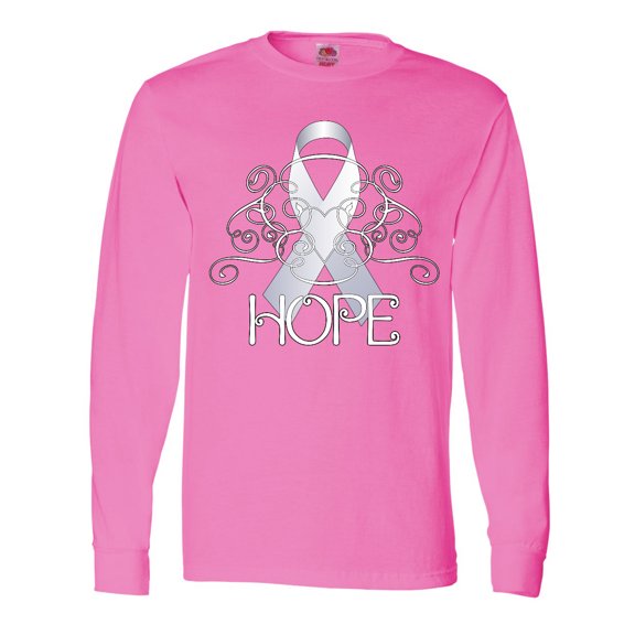 Inktastic Hope Lung Cancer Awareness Long Sleeve T-Shirt