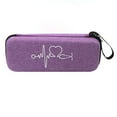 thumbnail image 1 of 1pc Stethoscope Case Portable Bag Shockproof Stethoscope Box Multifunctional Portable Stethoscope Case Compatible for 3M Litш (Purple), 1 of 7
