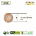 thumbnail image 2 of Round Desert Bowls – 2oz.-6 oz.|Bio Mart Leaf Plate|Natural, Eco-friendly,Re-usable, Backyard Compostable Biodegradable, Disposable|Theme Party, Wedding |Round Bowls | Pack of 10, 50 or 100, 2 of 4