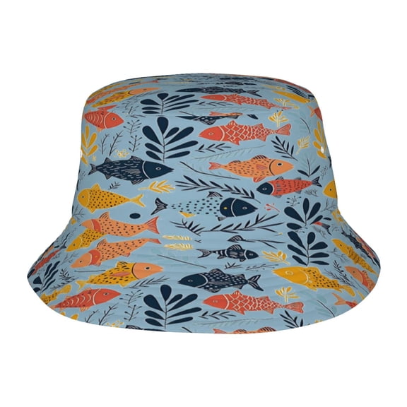 Cute Fish Fisherman's Hat Lightweight and Breathable Sun Hat Suitable for Both Men and Women