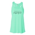 thumbnail image 1 of "Perfectly Imperfect Tank, Racerback, Womens Tank, Perfectly Imperfect, Muscle Tank, Gift For Her, Inspirational, Inspire, Imperfect Tank, Mint , SMALL", 1 of 1