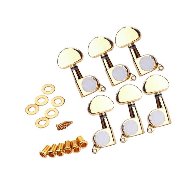 3R 3L Guitare Scellé Cordes Tuning Chevilles Clés Tuning Chevilles Machines Têtes Tuners