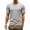 Grey, variant on Men's Fashion V Neck Lapel Collar Short Sleeve T Shirt Summer Casual Oversized Tee Comfortable Breathable Stylish Trendy Mens Basic Tee Shirts Summer Classic T-Shirts