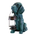 thumbnail image 1 of Garden Sun Light B5007 Chien de Chasse Générique avec Lanterne Solaire Lumière - Couleur Noire Fanée, 1 of 1