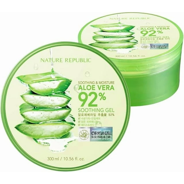 Gel Nature Republic, suavizante e hidratante, aloe vera, 92%, 310 ml
