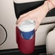 thumbnail image 5 of Caja de almacenamiento lateral de cuero para la puerta del coche • Organizador para el respaldo del asiento • Portavasos multifuncional • Almacenamiento de bebidas y objetos pequeños • 16x10cm, 5 of 7