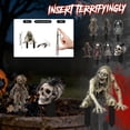 thumbnail image 2 of Halloween Themed Yard Stake Set, Multi-Style Creepy Doll Skull Zombie Lawn Inserts, Weather Resistant PVC Outdoor Decor for Retail Store, Haunted Escape Room, Home Party, 2 of 6