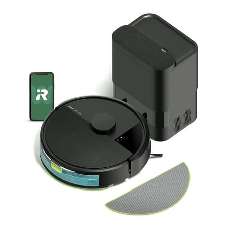 iRobot Roomba 105 Combo Robot Vacuum & Mop and AutoEmpty Dock - Self-Empties for 75 Days, Intense Power-Lifting Suction, LiDAR Navigation, Multiple Cleaning Modes, Avoids Mopping Carpets