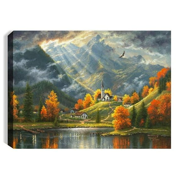 Glow Decor 350333 Mini Canvas In Spirit In Truth-LED Tabletop with Timer - 8 x 6 in.