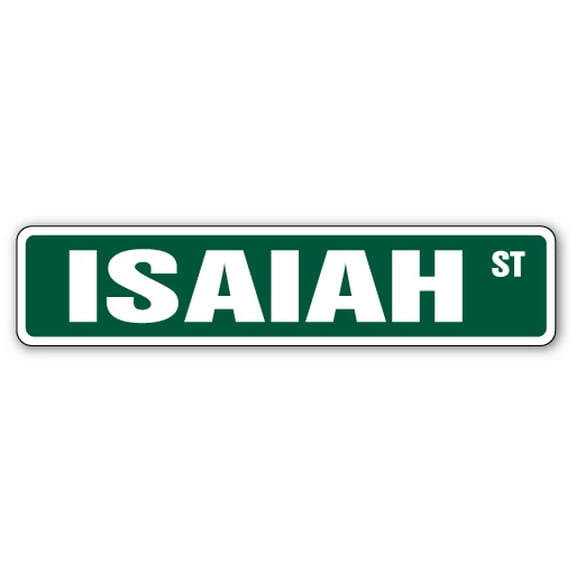 Isaiah Street [3 Pack] of Vinyl Decal Stickers |for Laptop Car