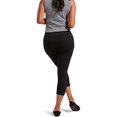 thumbnail image 3 of Legging Lounge Capri Noir pour Femmes, X-Large US, 3 of 3