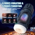 thumbnail image 4 of Obgado Heating Male Stroker Automatic Male Masturbator Adult Toy with 9 Vibrating & 5 Thrusting Adult Male Sex Toys for men, 4 of 8