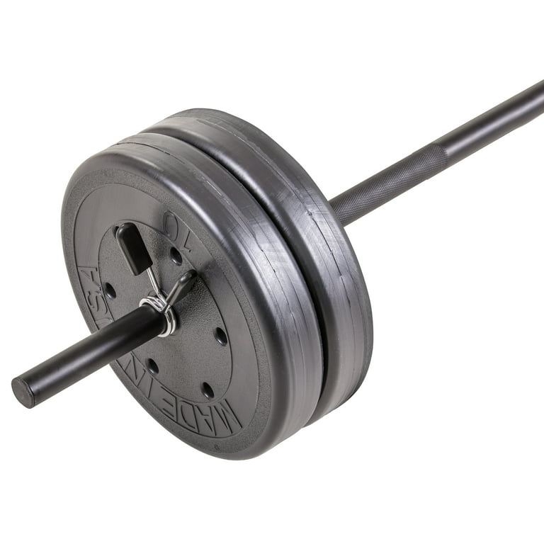 Walmart 100 lb 2025 vinyl weight set