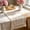 Beige, variant on Hollow Lace Woven Table Runner with Tassel Trim,3 Neutral Tone Textile Dining Table Decor Strip for Coffee Table Sideboard Display,71"x12"(Beige)