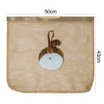 thumbnail image 6 of Riguas Cartoon Animal Tail Shopping Bag Drawstring Portable Foldable Reusable 10KG Heavy Duty Cloth Large Capacity Multi-functional Grocery Shopper Bag Tote Handbag, 6 of 7