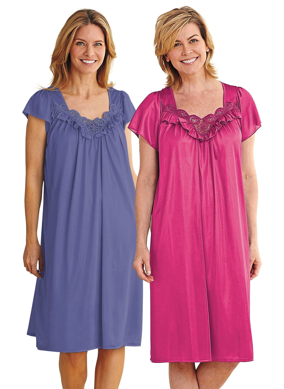 2Pack Tricot Nightgowns by Cozee Corner