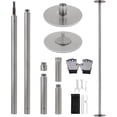thumbnail image 1 of REKHHY V Dance Pole Portable Dancing Pole Height Adjustable 6.9ft-9ft Static Spinning Pole for Apartment, Silver/Argent, 1 of 8