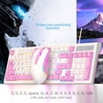thumbnail image 4 of Teclado mecánico táctil con cable KM800, adecuado para juegos de deportes electrónicos, computadora portátil y oficina, 98 teclas, 4 of 4