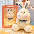 thumbnail image 2 of Creative Soft Charming Cuddly Rabbit Plush Toy Bear and Pig Doll Bed Pillow Home Decoration Holiday Gifts For Girls and ChildrenBrown bear33cm Deng Xun unisex, 2 of 2