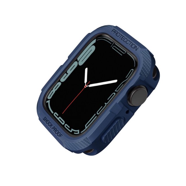 CNAGAIN Funda Resistente Para Apple watch case 44mm 40mm 45mm 41mm 8 se 6 5 3 iWatch Accessorie TPU Protector De Pantalla serie 7