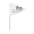 thumbnail image 1 of J'ai 88 Ans Cure-Dent Triangle Toppers de Cupcake Drapeau, 1 of 3