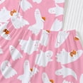 thumbnail image 5 of WOYY Girls Halloween Short Sleeve Button Down Shirt Shorts Pajamas, 2-Piece, Sizes 3-14, 5 of 8
