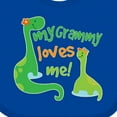 thumbnail image 4 of Inktastic My Grammy Loves Me Grandson Boys Baby Bib, 4 of 4
