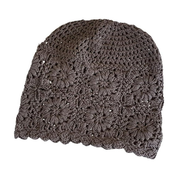 Women's Summer Knit Hats Handmade Crochet Hat Slouch Beanie Hat