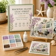 thumbnail image 3 of Timeless American Destinations Sea Glass Art Kit, DIY Mosaic Craft Kit with Colorful Glass Stones, Coastal Art Project for Adults and Beginners, Handmade Decorative Wall Art Gift for Home Decor(C), 3 of 4