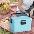 thumbnail image 1 of Homerr Boîte Réfrigérée pour Voiture Mini Refroidisseur pour Boissons Mini Refroidisseur 4qt Isolé Petit Refroidisseur Dur Portable avec Poignée Étanche Mini Refroidisseur Boîte à Lunch pour Voiture Camping Pique-Nique, 1 of 7