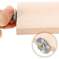thumbnail image 3 of GOOHOCHY 1 juego de plataforma de madera para hámster, percha de madera, tablero de hábitat, jaula, estante de esquina, juguete para loros, 3 of 7