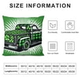 thumbnail image 5 of GOSMITH St Patricks Day Decorations Pillow Covers Green Buffalo Plaid Clover Leaves Throw Pillows Irish Lucky Shamrock Cushion Case Outdoor Indoor Decorative Pillowcase for Couch Sofa Car, 5 of 5