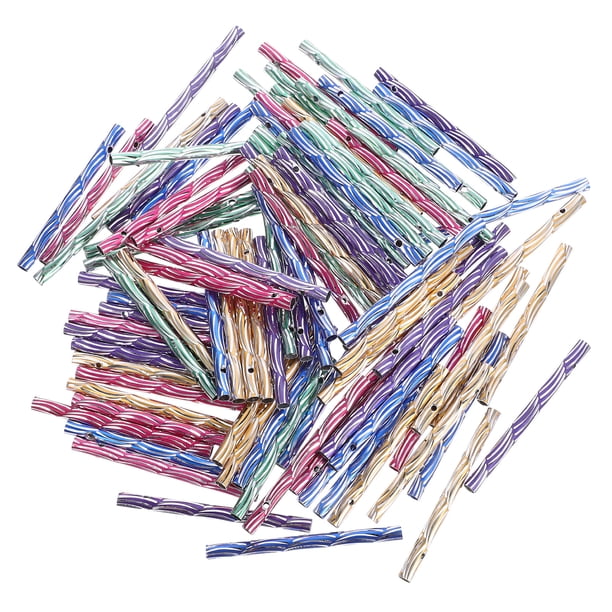 100 Uds. Materiales para hacer carillón de viento, tubos de carillón de viento de aluminio, tubos de carillón de viento de Metal para exteriores