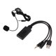 thumbnail image 1 of Adaptador de entrada auxiliar Bluetooth, cable auxiliar Bluetooth para automóvil Adaptador de micrófono Bluetooth Cable auxiliar Bluetooth para automóvil Tecnología avanzada, 1 of 9