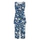 thumbnail image 5 of Conjunto de Ropa de Estar de Mujer Cuello Redondo Impresión Blusa sin Mangas Pantalones Cortos, Pantalones de Cintura Elástica para las Mujeres, 5 of 7
