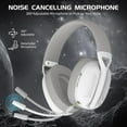 thumbnail image 4 of ATTACK SHARK L80 Ultra-Light Tri-Mode Gaming Headset Lightweight Wireless Gaming Headset for PC/PS4/PS5/Switch/Xbox-White, 4 of 9