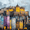 EdinburghCity, variant on Colorful Wildflowers and Pier Panorama Canvas Print, Wall Decor for Living Room Bedroom Office Hallway Kitchen Hotel