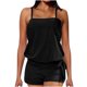 thumbnail image 1 of Trajes de baño tankini qucoqpe para mujer, trajes de baño de dos piezas lisos, trajes de baño holgados en liquidación, 1 of 1