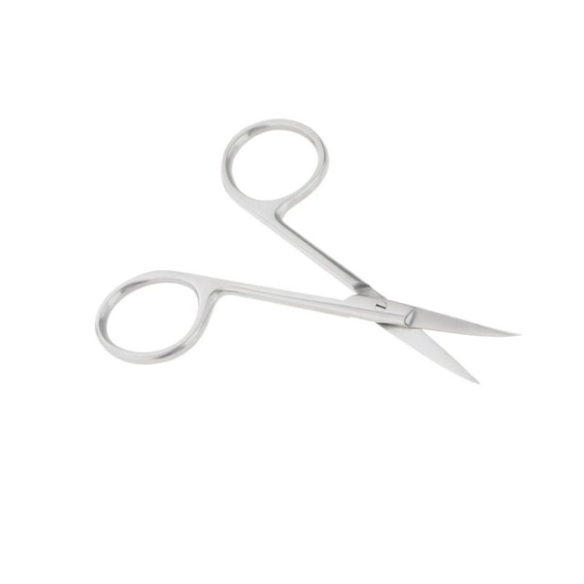 tredstone Cuticle Scissors Portable Durable Curved for Nail Care Facial Hair Eyebrows