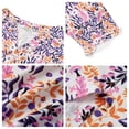 thumbnail image 6 of UVN Summer V Neck Womens Blouses Dressy Casual 3/4 Sleeve Shirts Ladies Tunic Tops, 6 of 10