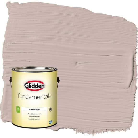 Glidden Fundamentals Subdued / Beige Flat Interior Paint, 1 Gallon