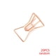 thumbnail image 1 of Clip de papel marcador de oficina DIY clip de papel rosa oro 20 piezas Eigraketly WJU1579-00, 1 of 2